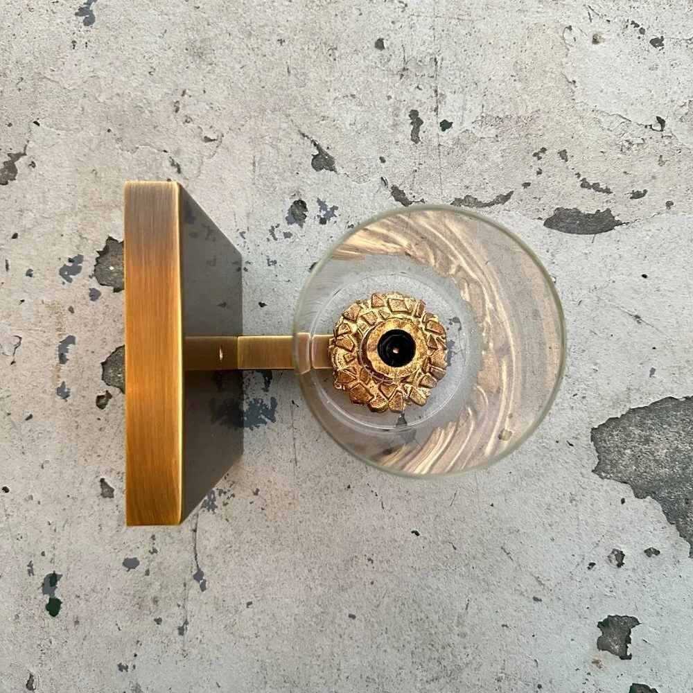 Bolivar Antique Brass Wall Sconce By Lucas + McKearn